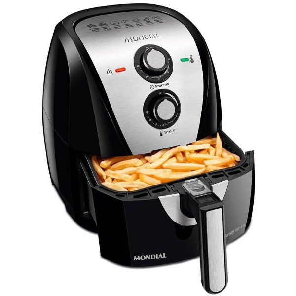 Fritadeira Elétrica Sem óleo Mondial Grand Family AFN-50 Capacidade 5L Inox